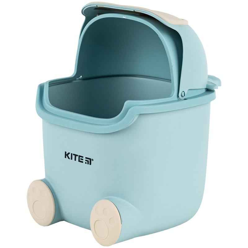 Настольный контейнер для мусора Kite K24-009-4, голубой