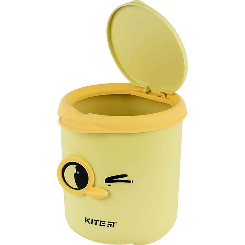Настільний контейнер для сміття Kite K24-011-2, жовтий