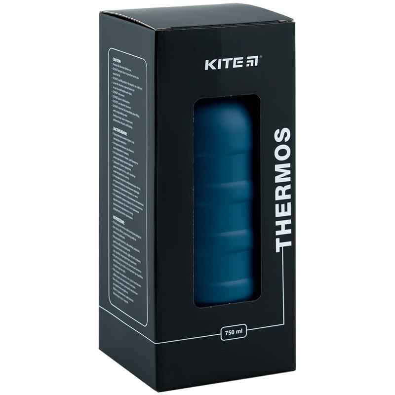 Термос Kite K24-1205-1, 750 мл, синий