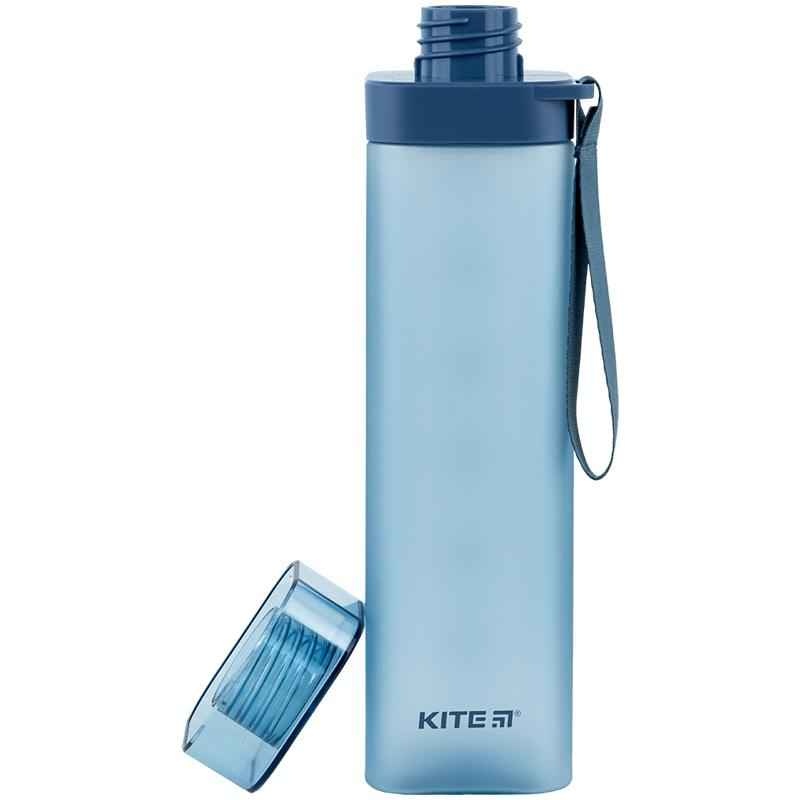 Бутылочка для воды квадратная Kite K24-1210-1, 700 мл, синяя
