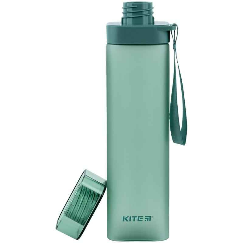 Бутылочка для воды квадратная Kite K24-1210-2, 700 мл, зеленая