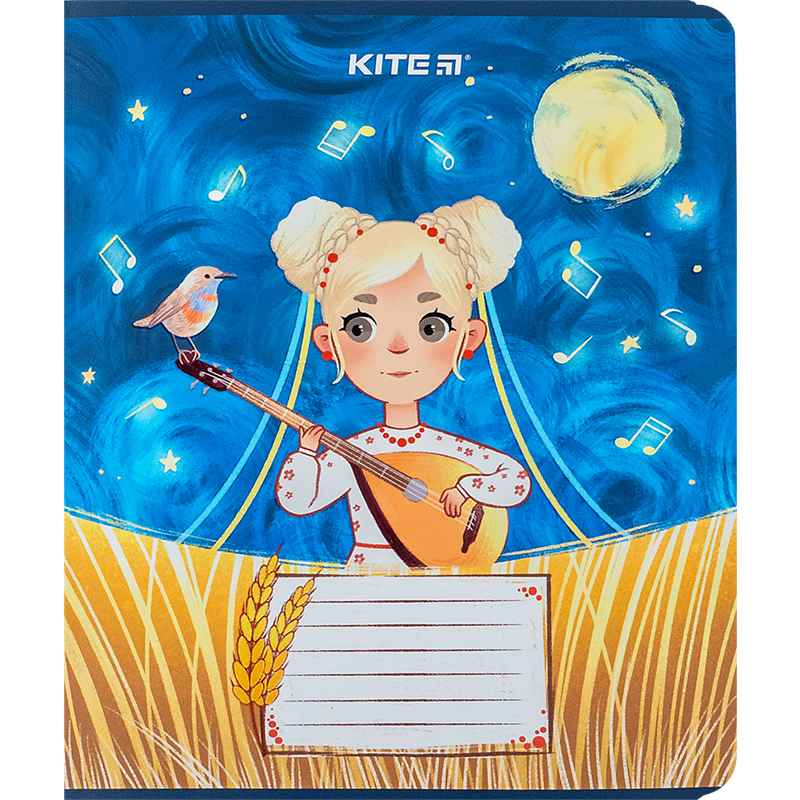 Зошит шкільний Kite Красуні K24-232-2, 12 аркушів, клітинка