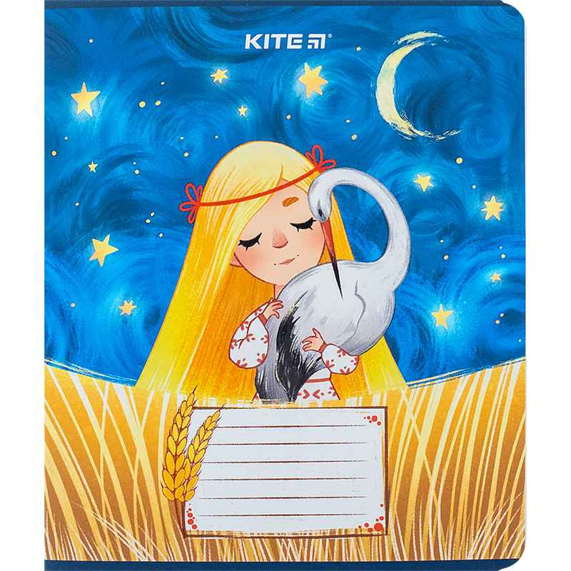 Зошит шкільний Kite Красуні K24-232-2, 12 аркушів, клітинка