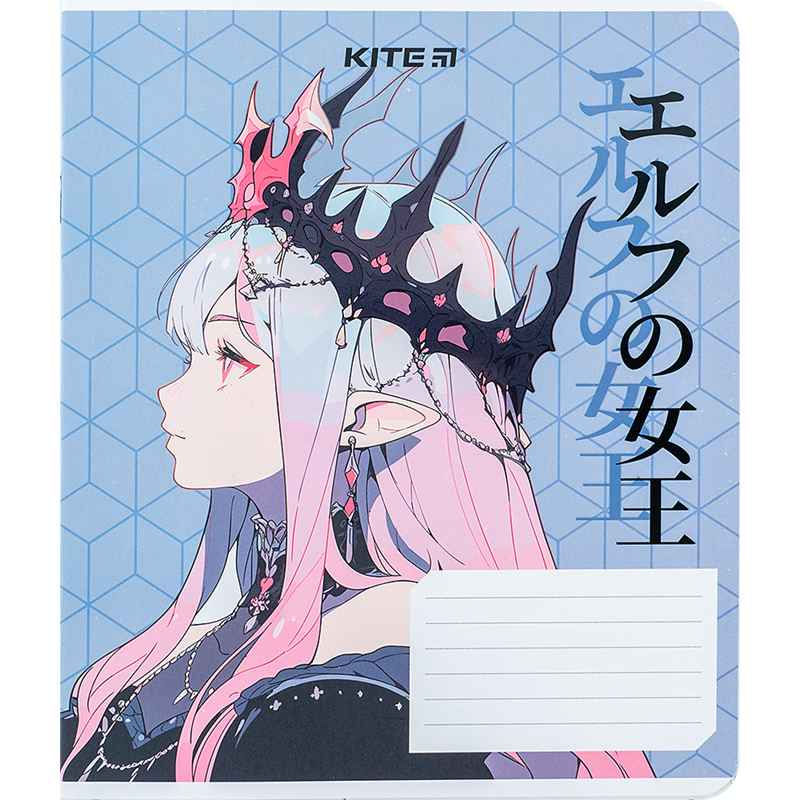 Зошит шкільний Kite Anime K24-236-2, 18 аркушів, клітинка