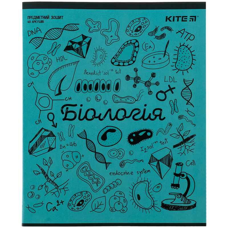 Зошит предметний Kite Sketch K24-240-17, 48 аркушів, клітинка, біологія