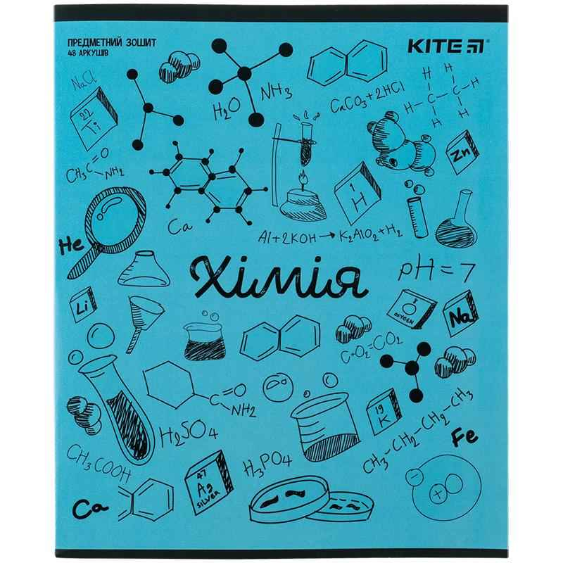 Зошит предметний Kite Sketch K24-240-22, 48 аркушів, клітинка, хімія