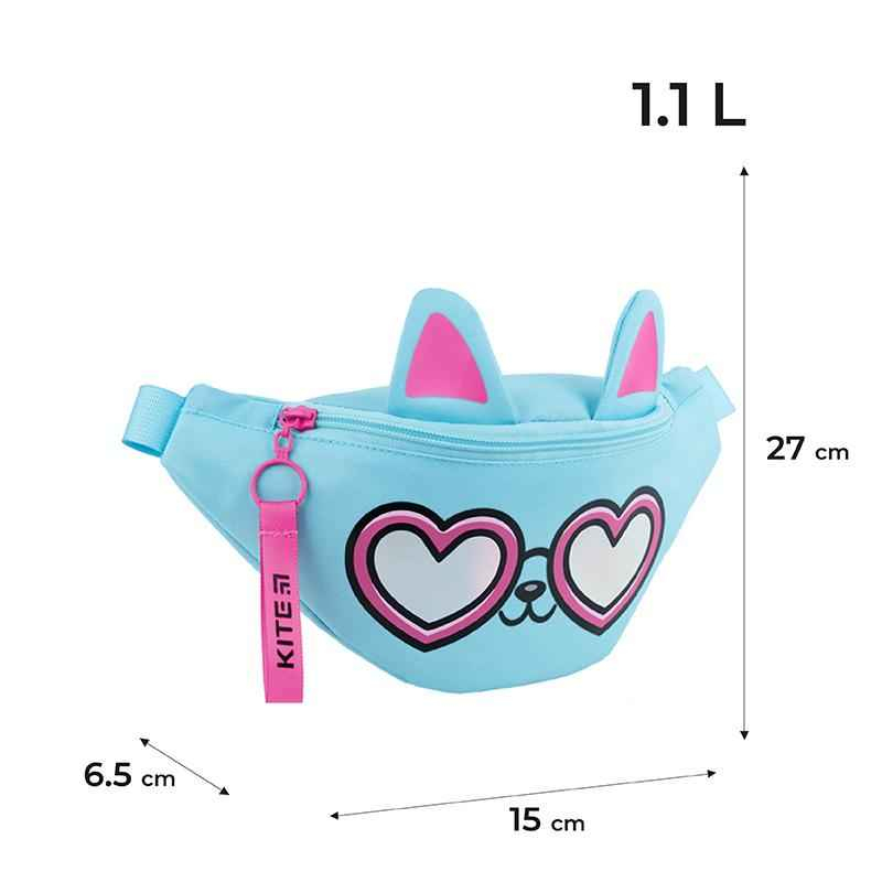 Сумка-бананка Kite дитяча Sunny Cat K24-2577-1