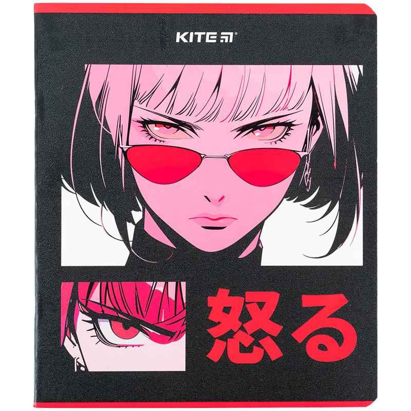 Зошит шкільний Kite Anime K24-259-2, 48 аркушів, клітинка