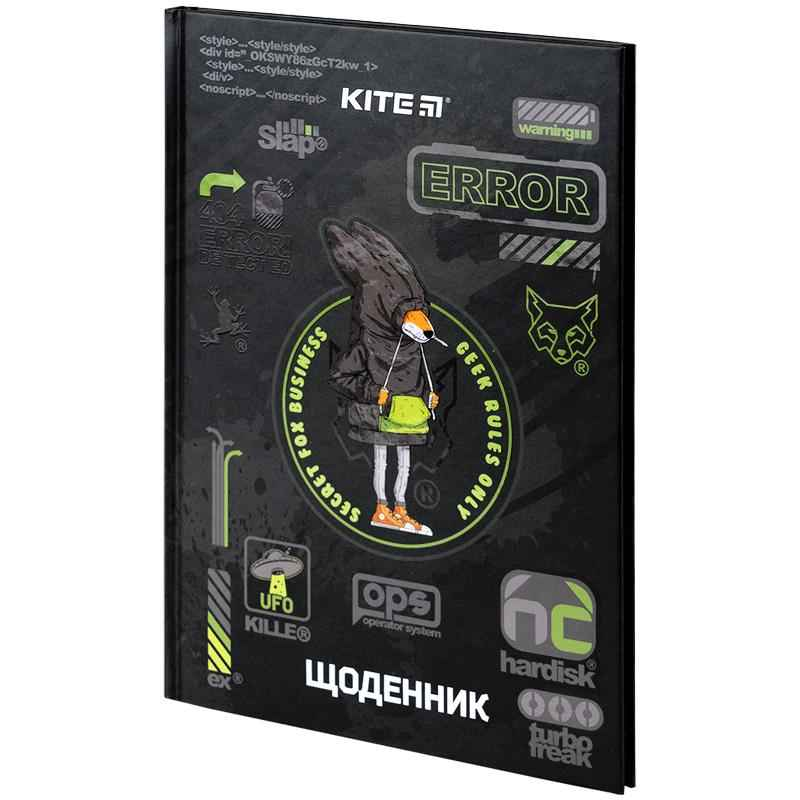 Щоденник шкільний Kite Fox Rules K24-262-9, тверда обкладинка