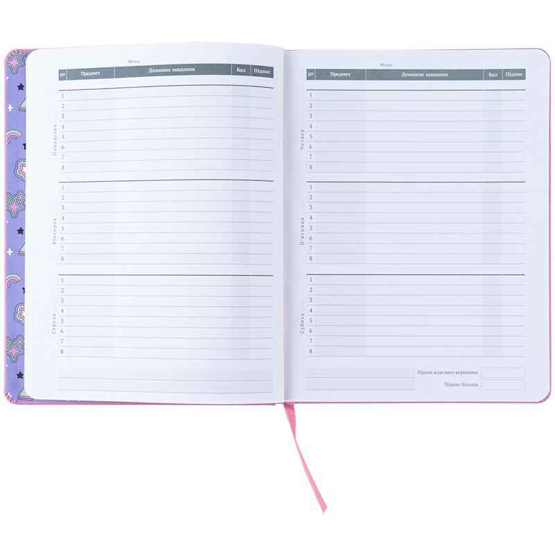 Щоденник шкільний Kite Be Kind K24-264-2, тверда обкладинка, PU
