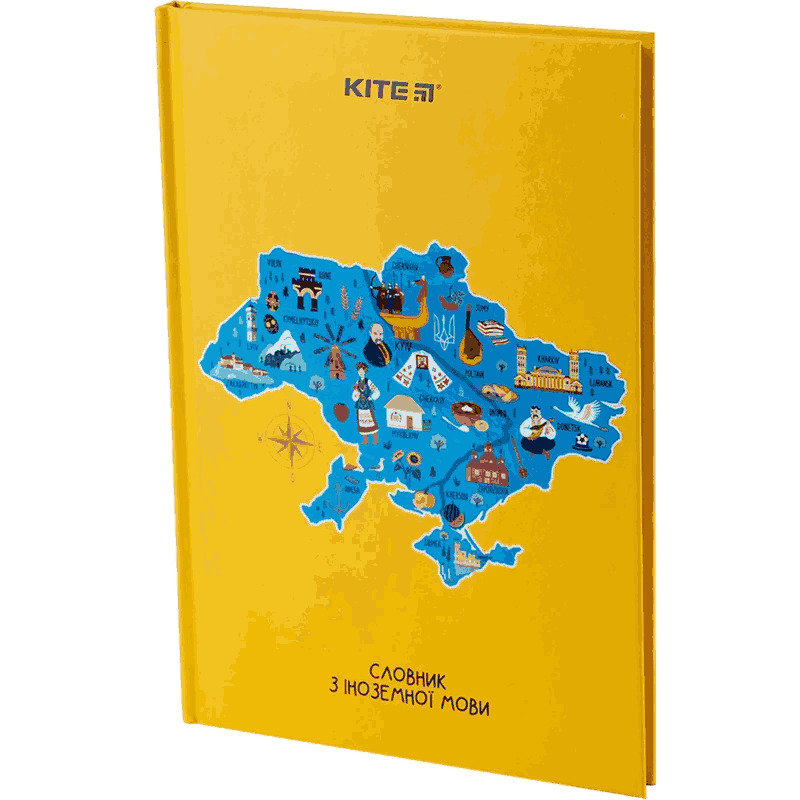 Словник для запису іноземних слів Kite UA Map K24-407-2, 60 аркушів