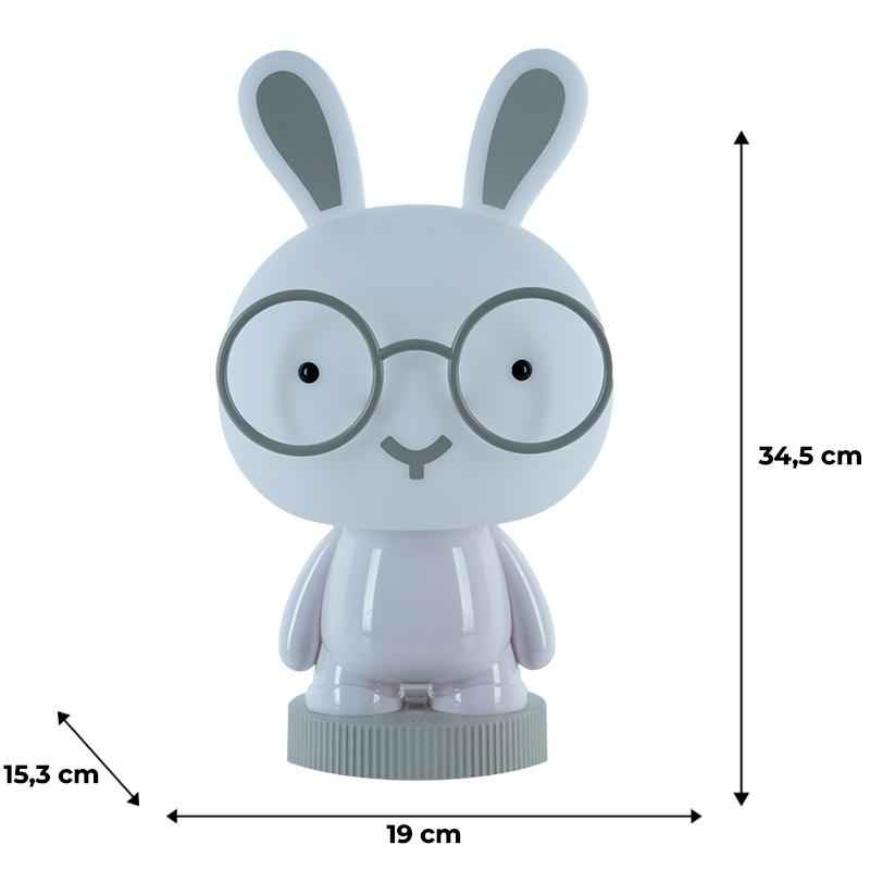 Світильник-нічник LED з акумулятором Bunny Kite K24-490-1-1, білий