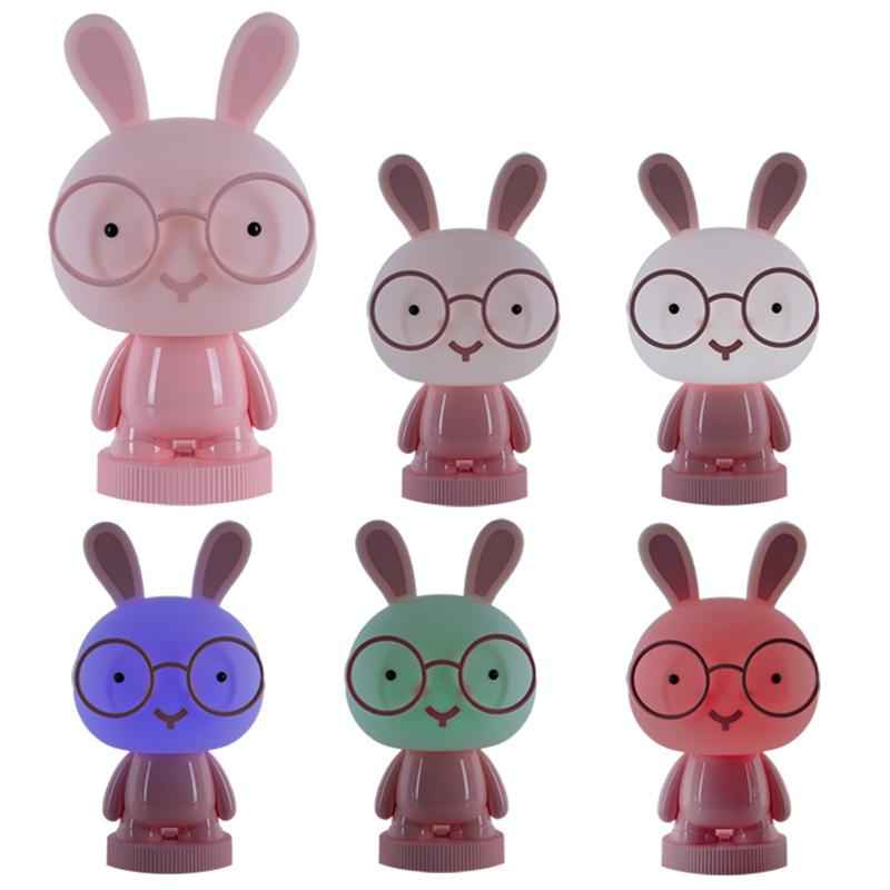 Світильник-нічник LED з акумулятором Bunny Kite K24-490-1-2, рожевий