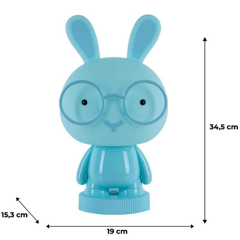Світильник-нічник LED з акумулятором Bunny Kite K24-490-1-3, блакитний