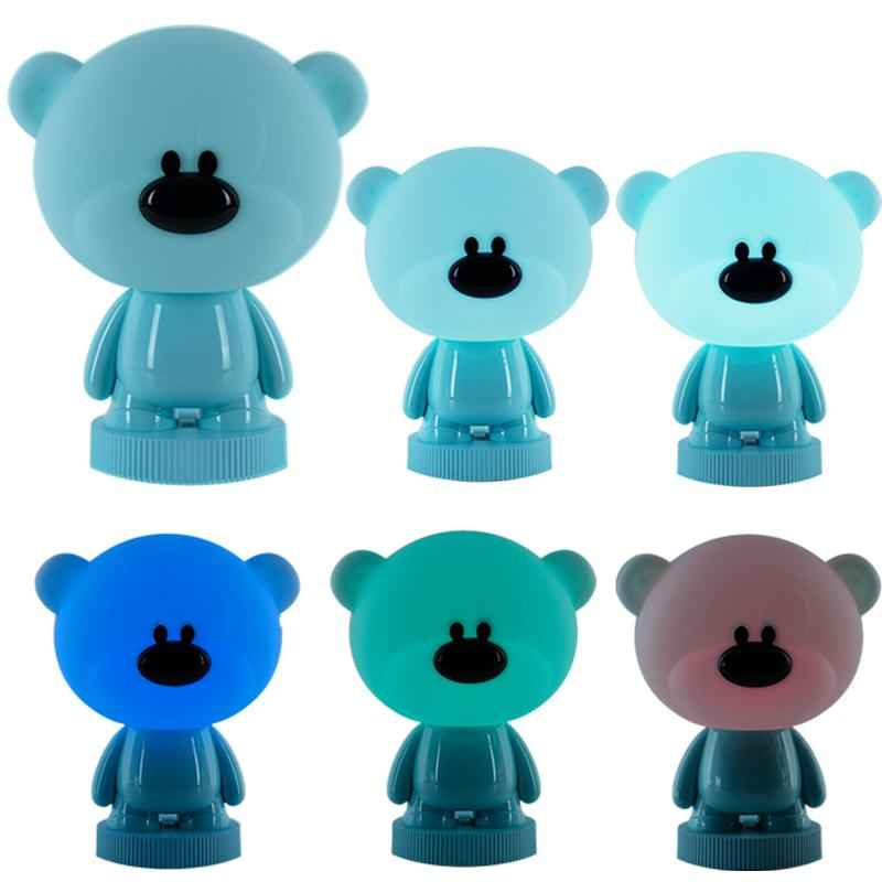 Светильник-ночник LED с аккумулятором Bear Kite K24-490-2-3, голубой