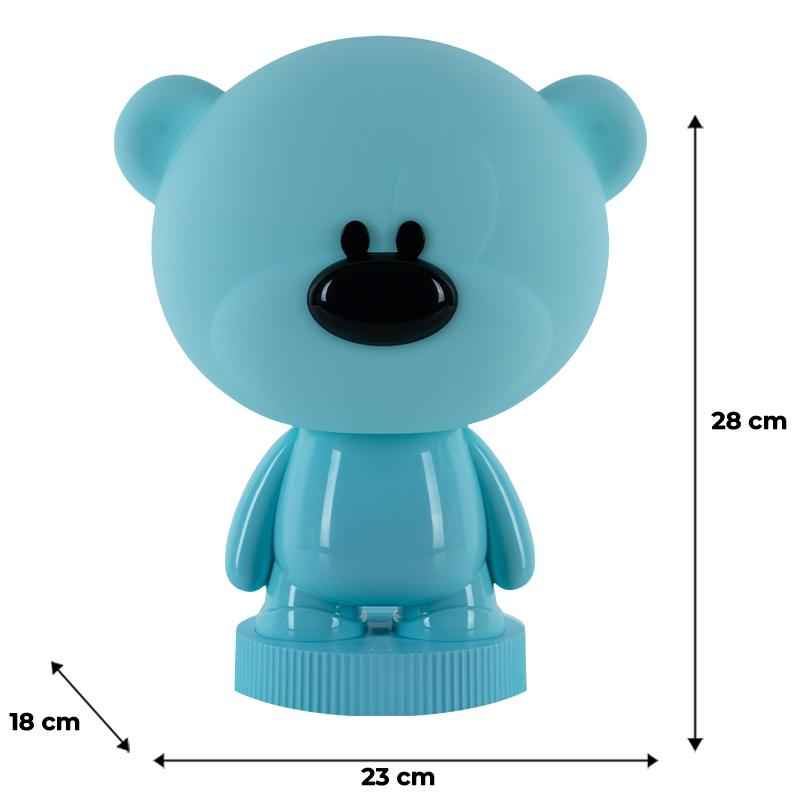 Светильник-ночник LED с аккумулятором Bear Kite K24-490-2-3, голубой