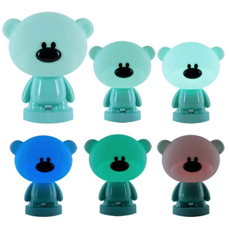 Светильник-ночник LED с аккумулятором Bear Kite K24-490-2-4, зеленый