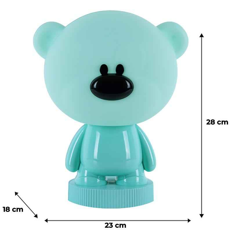 Светильник-ночник LED с аккумулятором Bear Kite K24-490-2-4, зеленый