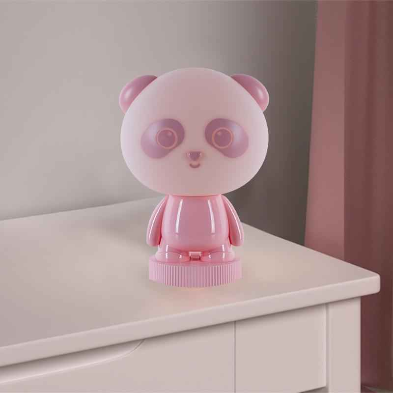 Світильник-нічник LED з акумулятором Panda Kite K24-490-3-2, рожевий