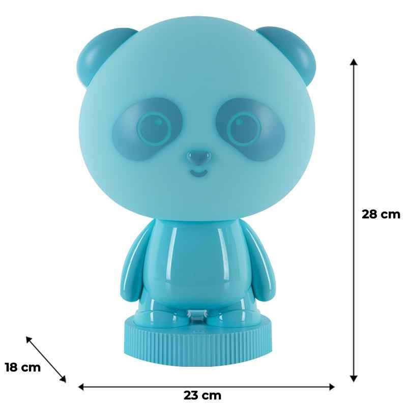 Світильник-нічник LED з акумулятором Panda Kite K24-490-3-3, блакитний