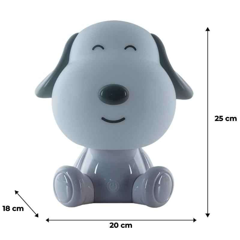 Світильник-нічник LED з акумулятором Doggy Kite K24-491-3-1, білий