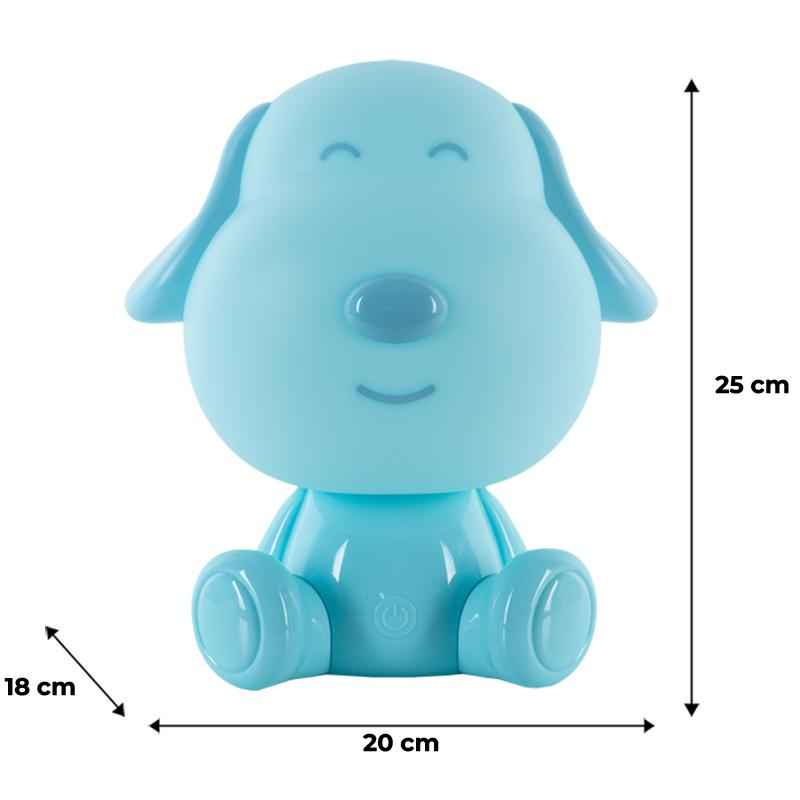 Світильник-нічник LED з акумулятором Doggy Kite K24-491-3-3, блакитний