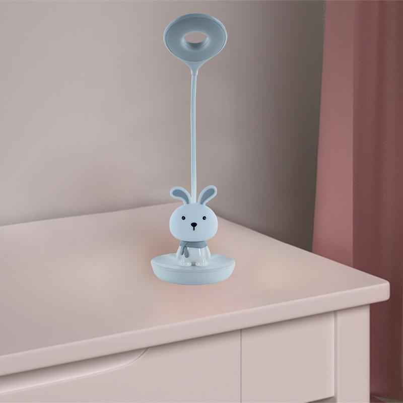 Настольная лампа LED с аккумулятором Bunny Kite K24-492-1-1, белый