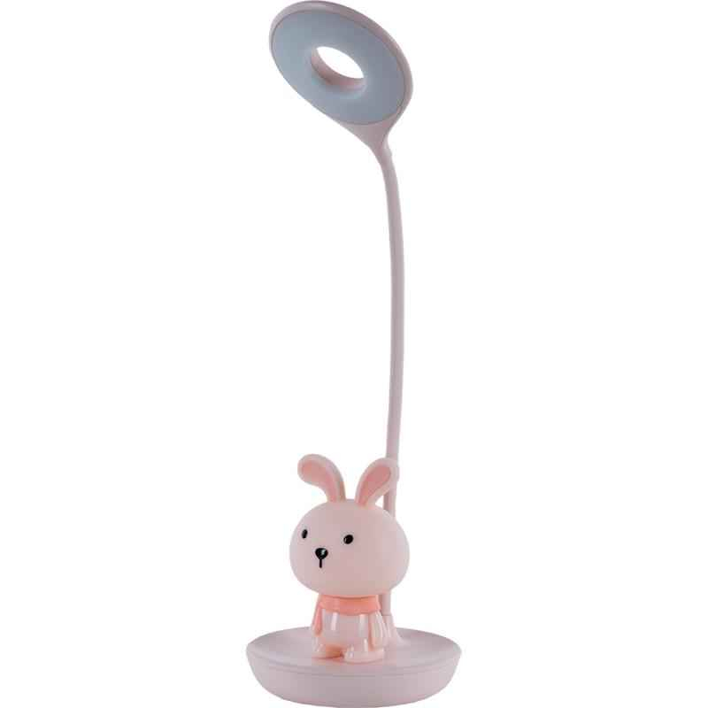 Настільна лампа LED з акумулятором Bunny Kite K24-492-1-2, рожевий