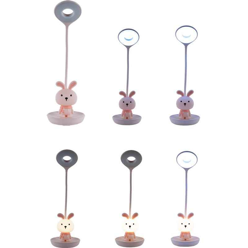 Настільна лампа LED з акумулятором Bunny Kite K24-492-1-2, рожевий
