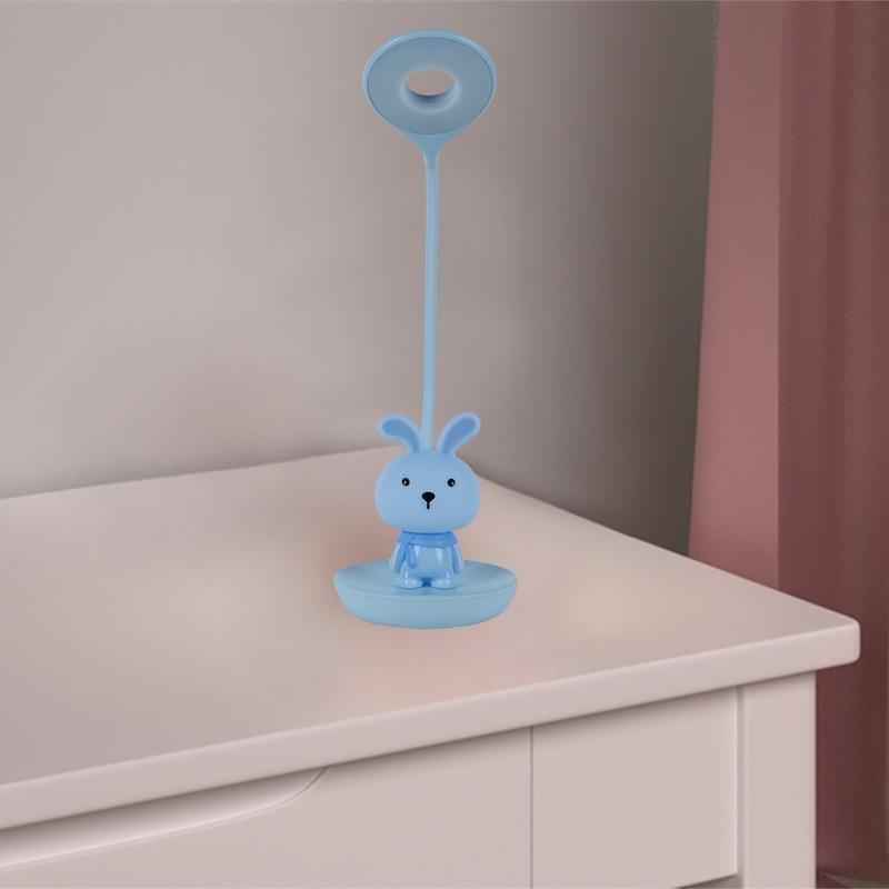 Настільна лампа LED з акумулятором Bunny Kite K24-492-1-3, блакитний