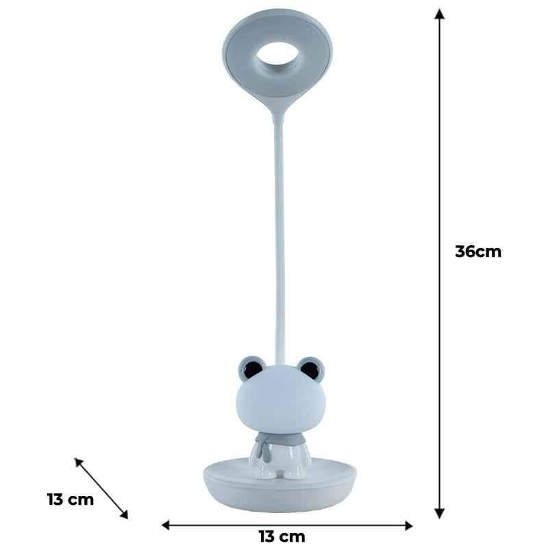Настільна лампа LED з акумулятором Froggy Kite K24-492-3-1, білий