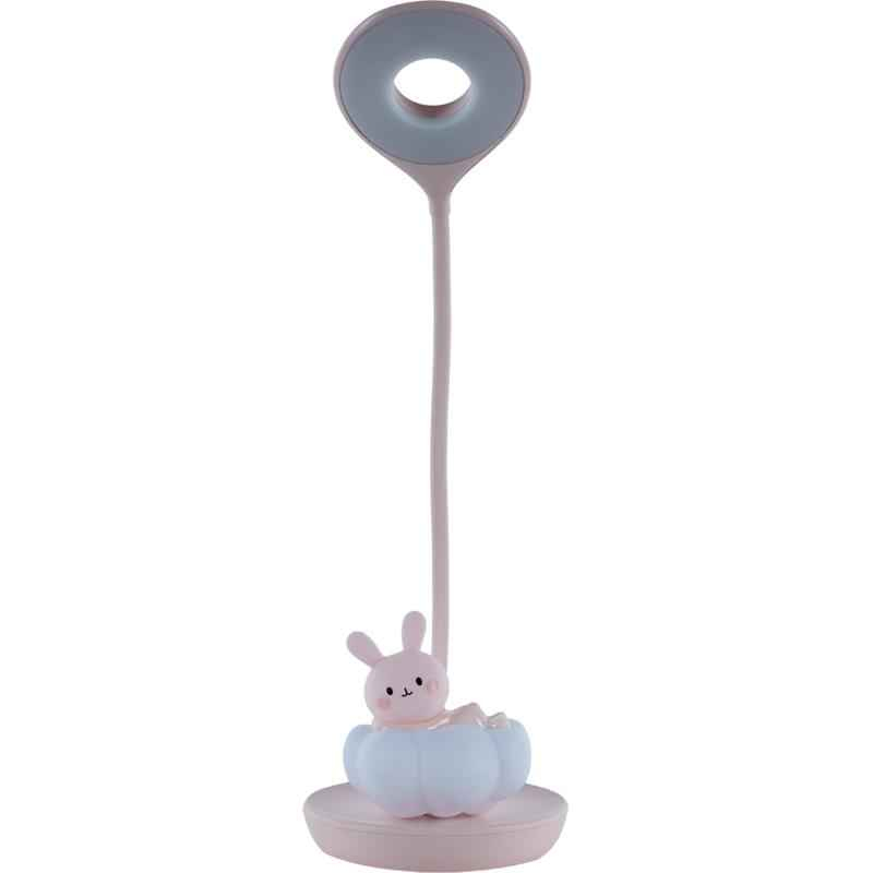 Настольная лампа LED с аккумулятором Cloudy Bunny Kite K24-493-1-2, розовый