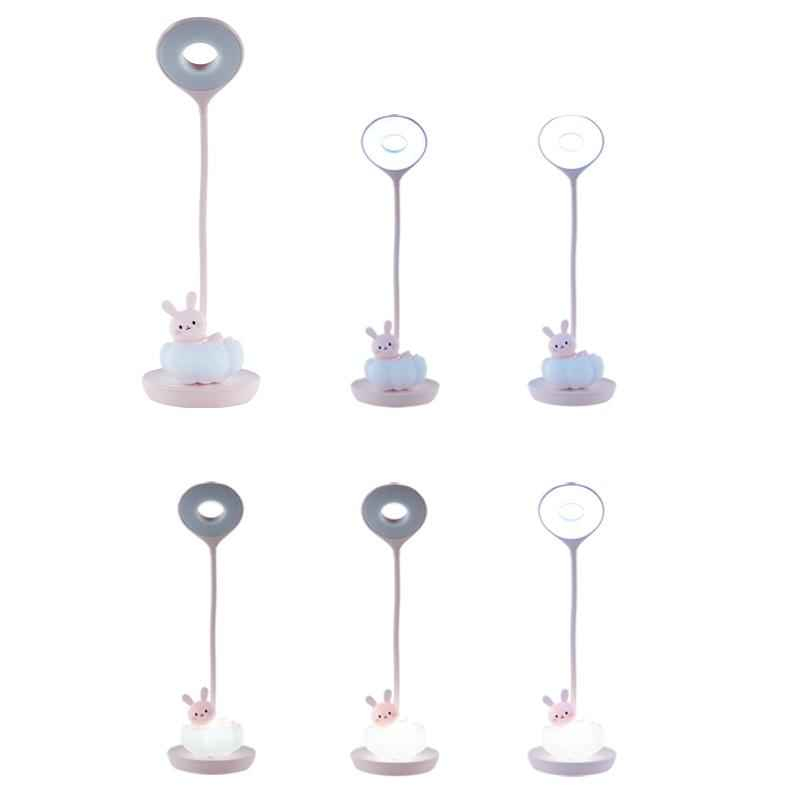 Настольная лампа LED с аккумулятором Cloudy Bunny Kite K24-493-1-2, розовый