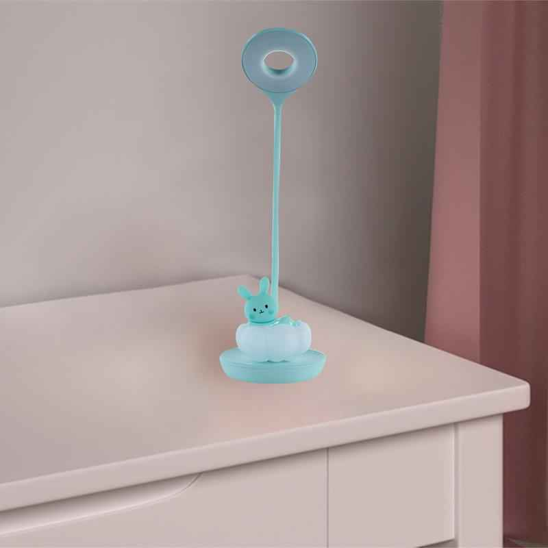 Настільна лампа LED з акумулятором Cloudy Bunny Kite K24-493-1-4, зелений