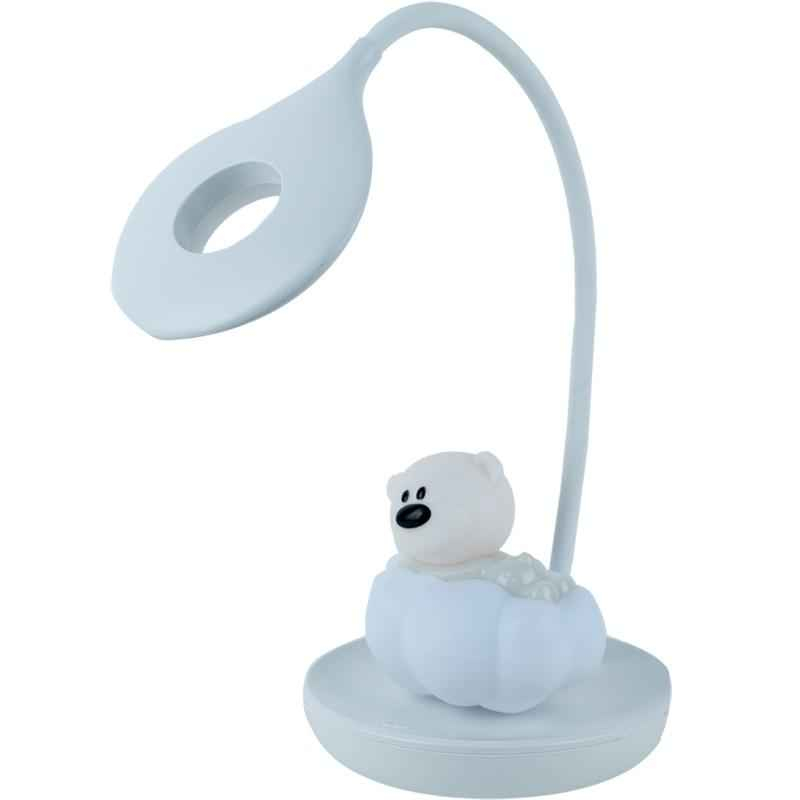 Настільна лампа LED з акумулятором Cloudy Bear Kite K24-493-2-1, білий