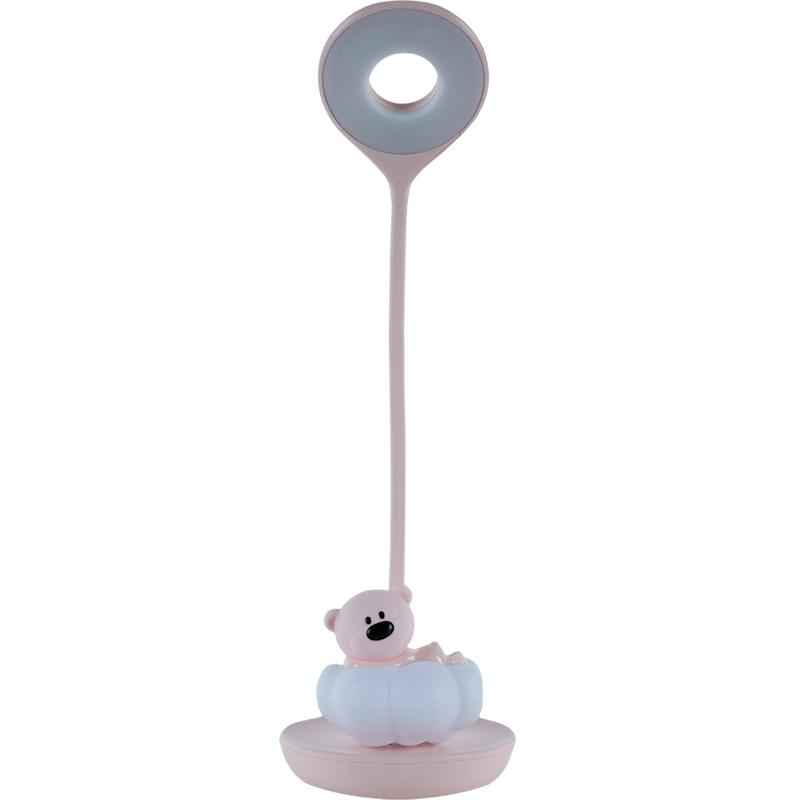 Настольная лампа LED с аккумулятором Cloudy Bear Kite K24-493-2-2, розовый
