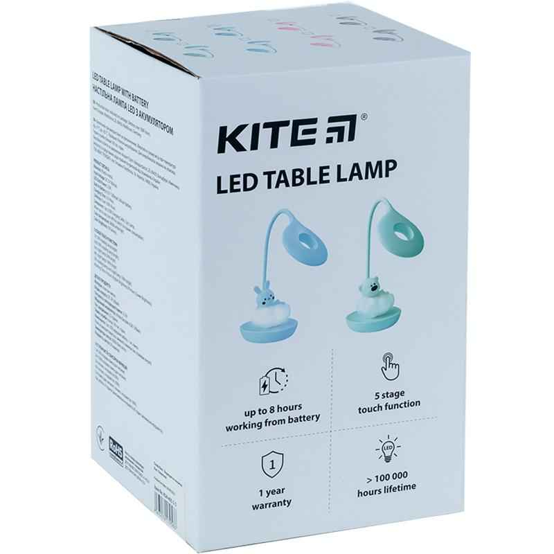 Настольная лампа LED с аккумулятором Cloudy Bear Kite K24-493-2-2, розовый