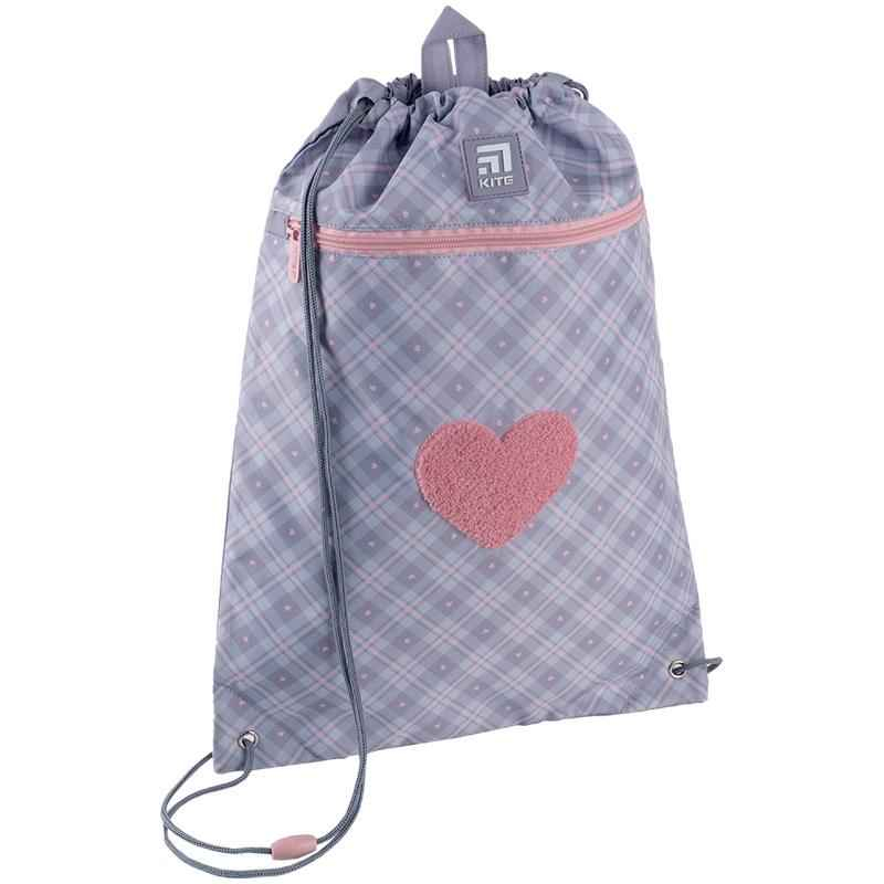 Сумка для обуви Kite Fluffy Heart K24-601M-23