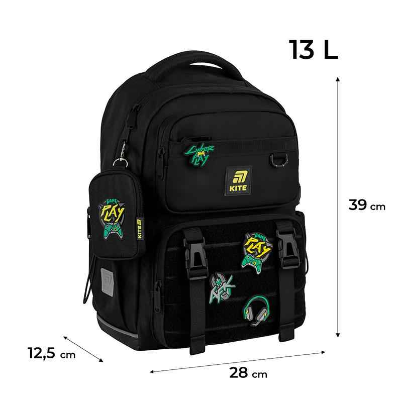 Рюкзак шкільний Kite Education Cyber Game K25-1022M-2