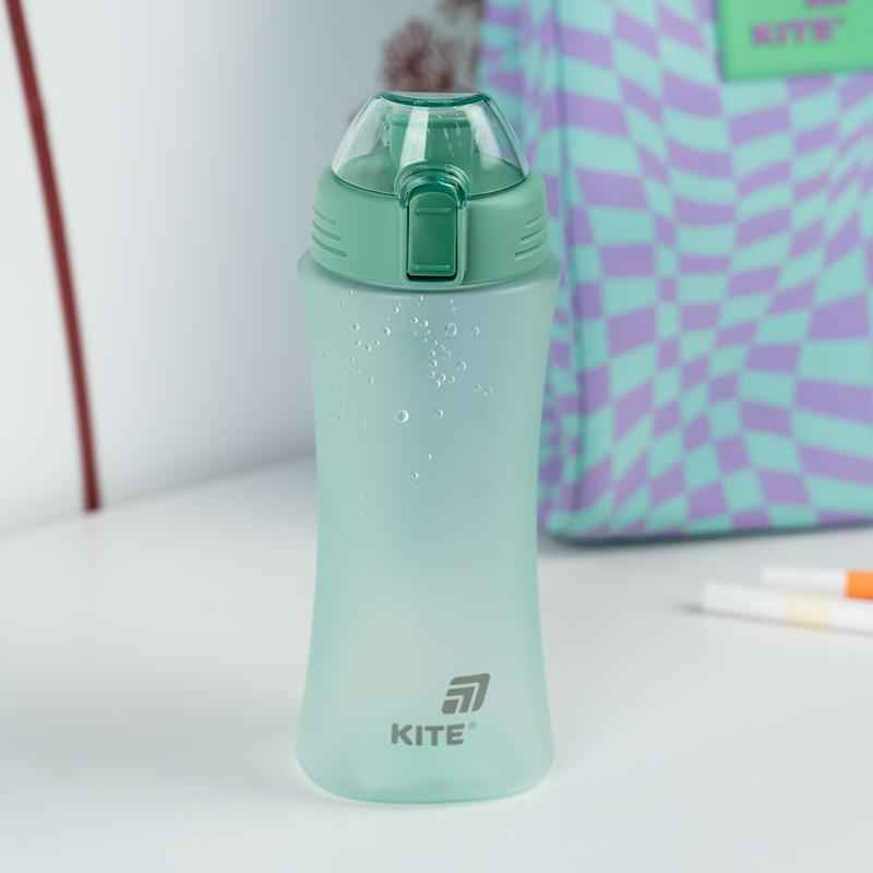 Пляшечка для води Kite K25-1215-2, 500 мл, бірюзова