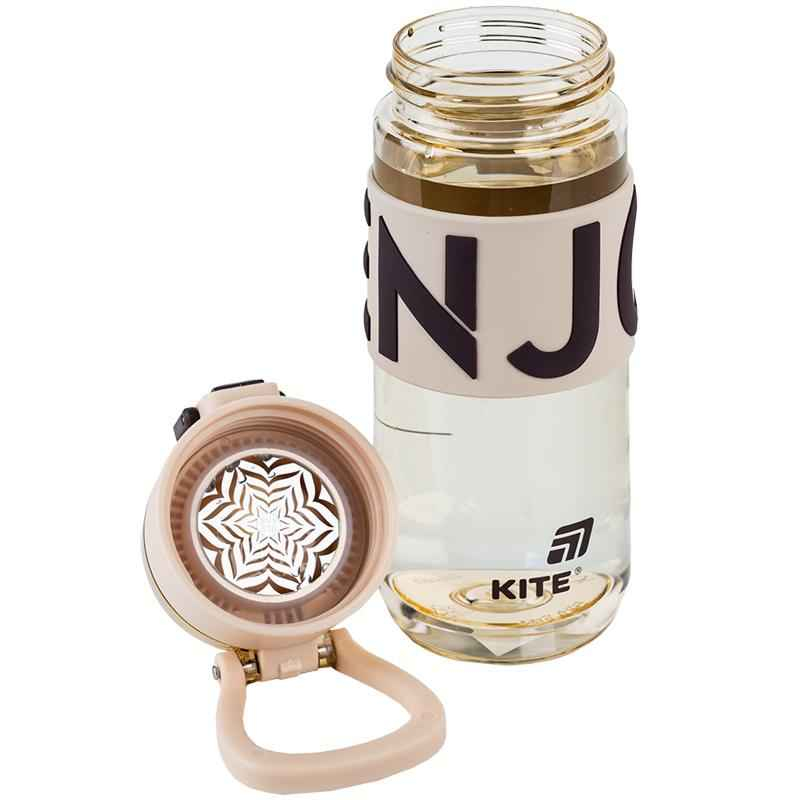Пляшечка для води Kite K25-1232-3, 550 мл, коричнева