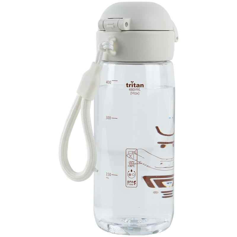 Пляшечка для води Kite K25-1236-1, 480 мл, біла