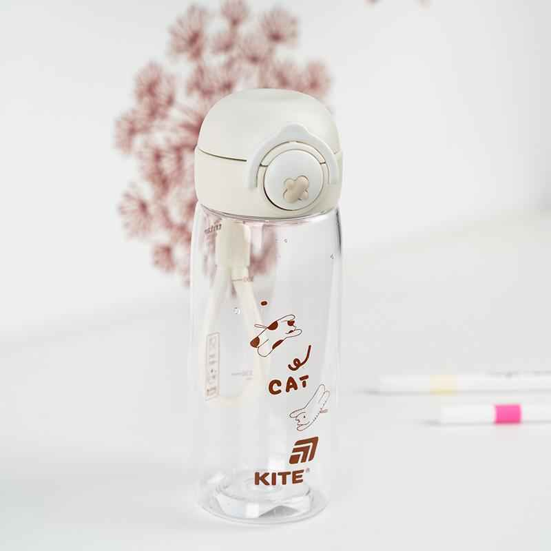 Пляшечка для води Kite K25-1236-1, 480 мл, біла