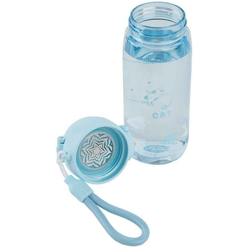 Пляшечка для води Kite K25-1236-2, 480 мл, блакитна