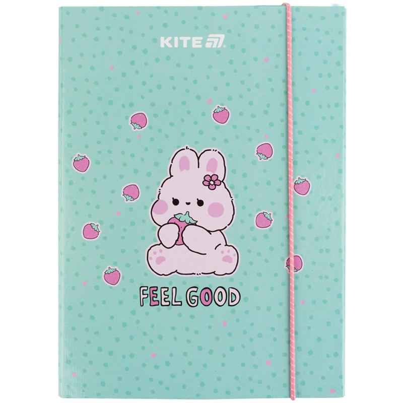 Папка для тетрадей на резинке Kite Feel Good K25-210-1, картон