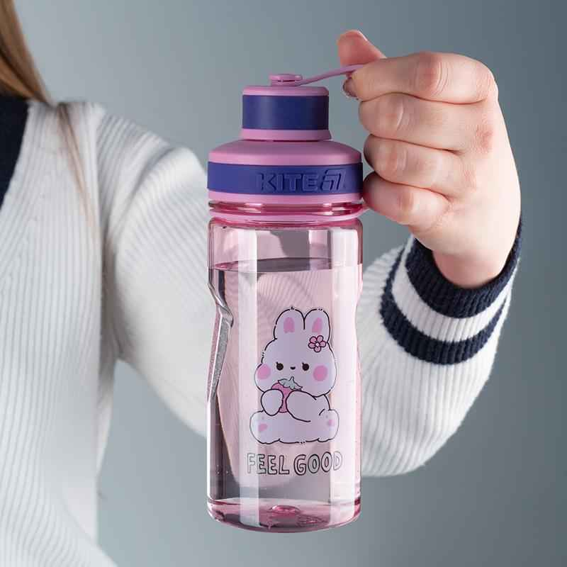 Бутылочка для воды Kite Feel Good K25-397-2, 500 мл, лиловая