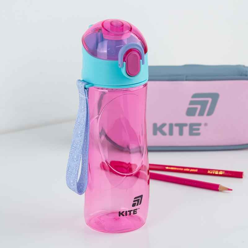 Бутылочка для воды Kite K25-400-1, 530 мл, розовая