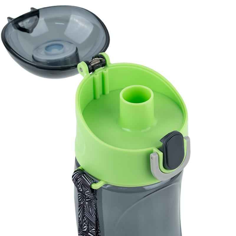 Пляшечка для води Kite K25-400-2, 530 мл, сіра