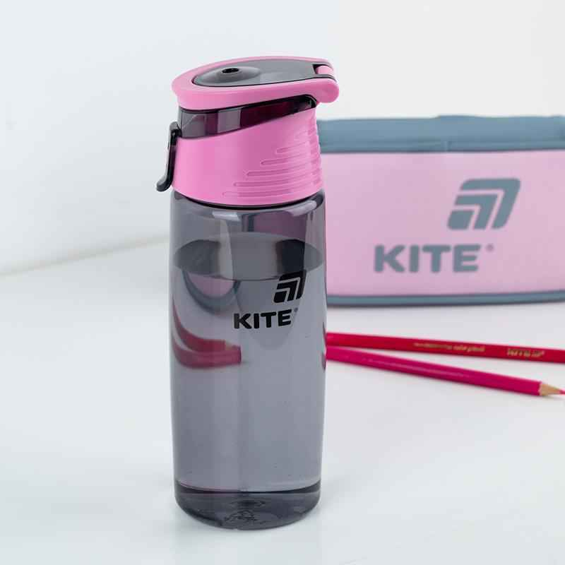 Бутылочка для воды Kite K25-401-1, 550 мл, серая