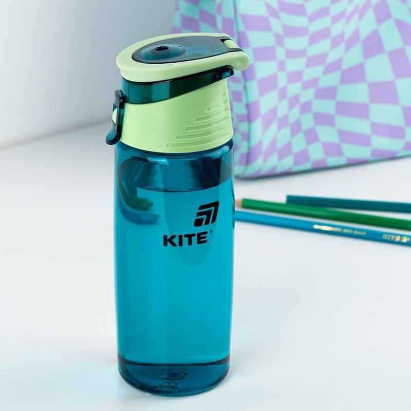 Бутылочка для воды Kite K25-401-2, 550 мл, изумрудная